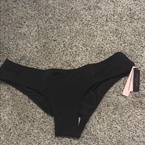 Black Women's Cheeky Swim Bottom